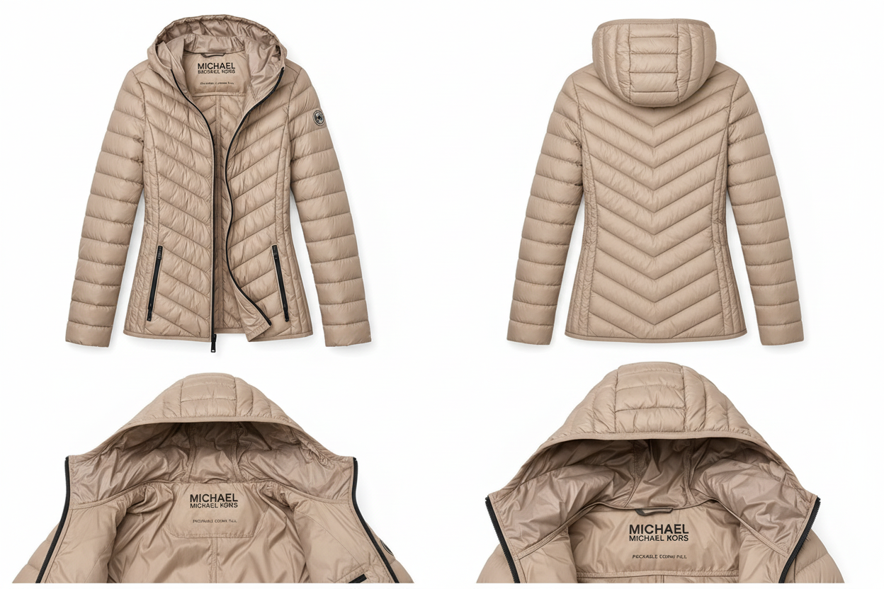 Michael Kors Packable Down Jacket – Women's Large