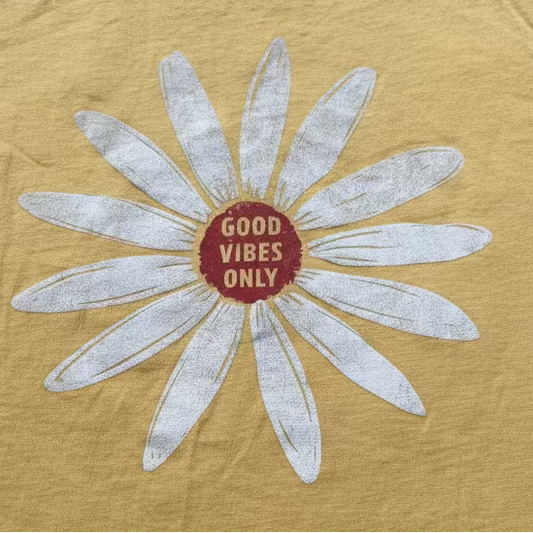 "Good Vibes Only" Daisy Graphic Tee