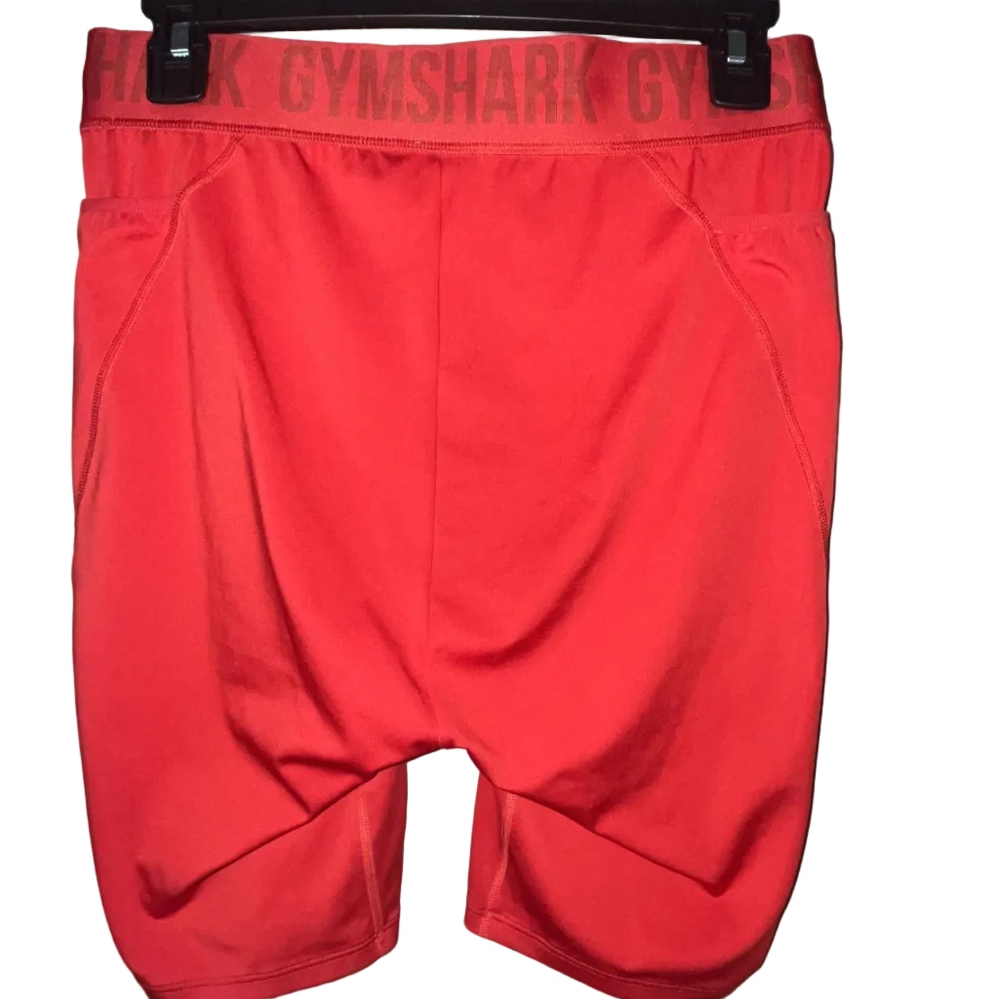 Gymshark Bike Shorts Rust Red - Back