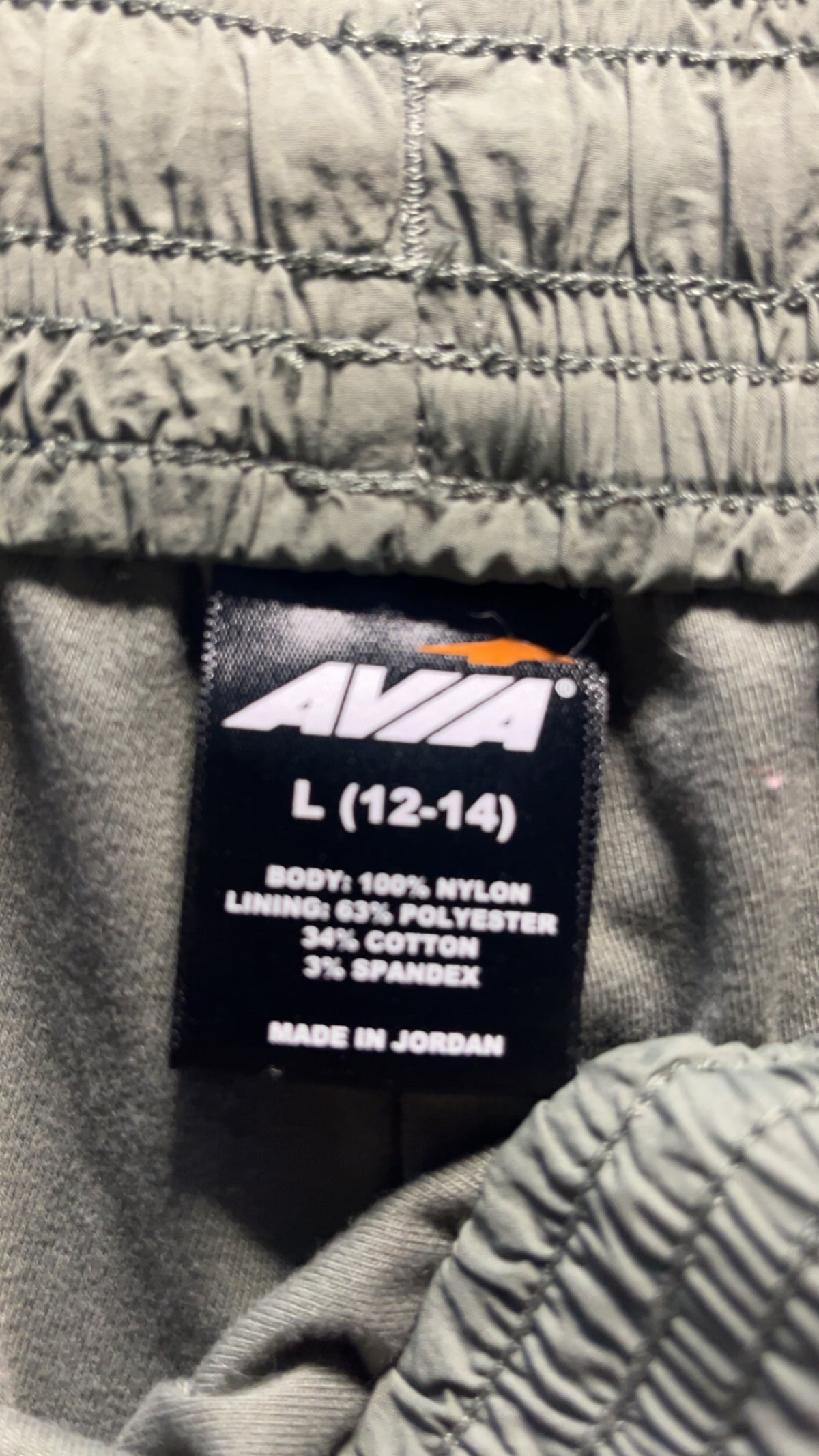 Avia Parachute Jogger Pants - Olive Green - Back