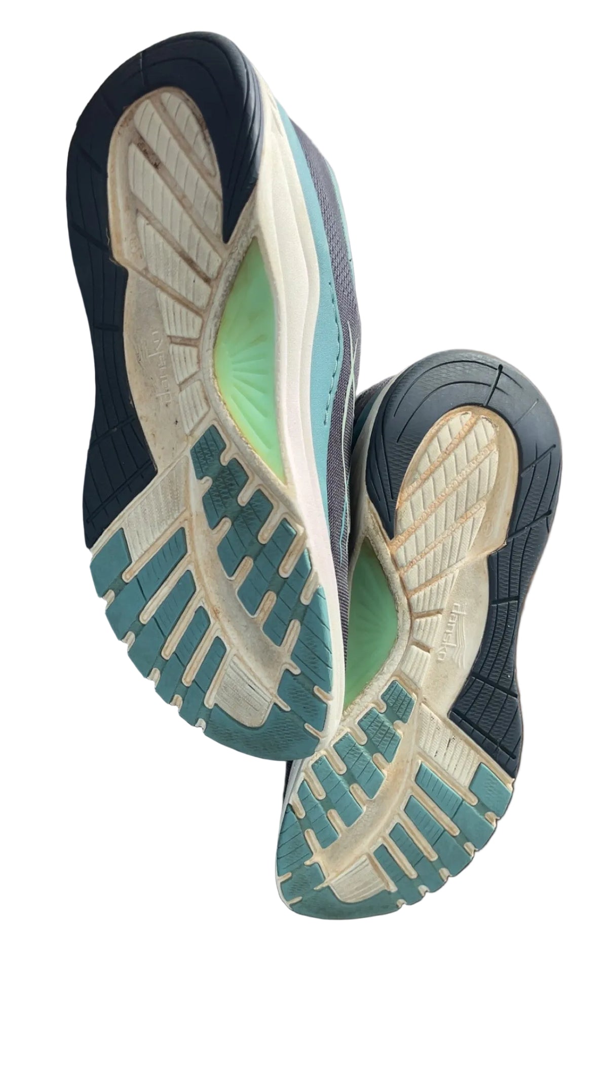 Heel view of Dansko PACE athletic walking shoes