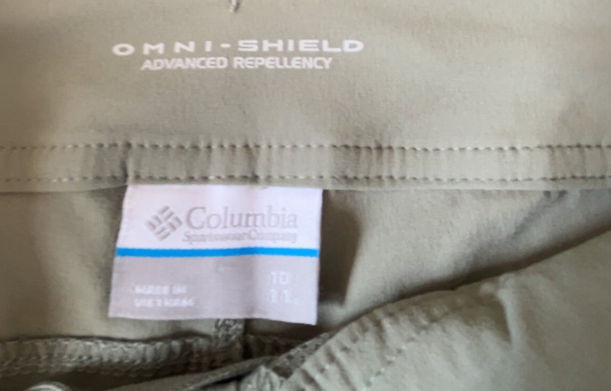 Columbia Omni-Shield advanced repellency label