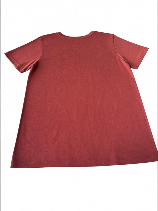 Dog Mom Graphic Tee – Rust Red – Size M