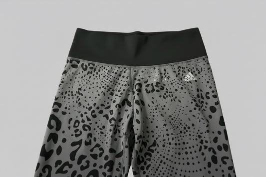 Adidas Leopard Print Capri Leggings – Size Medium