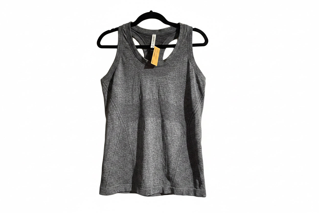 Athleta Racerback Tank Top - Heathered Blue