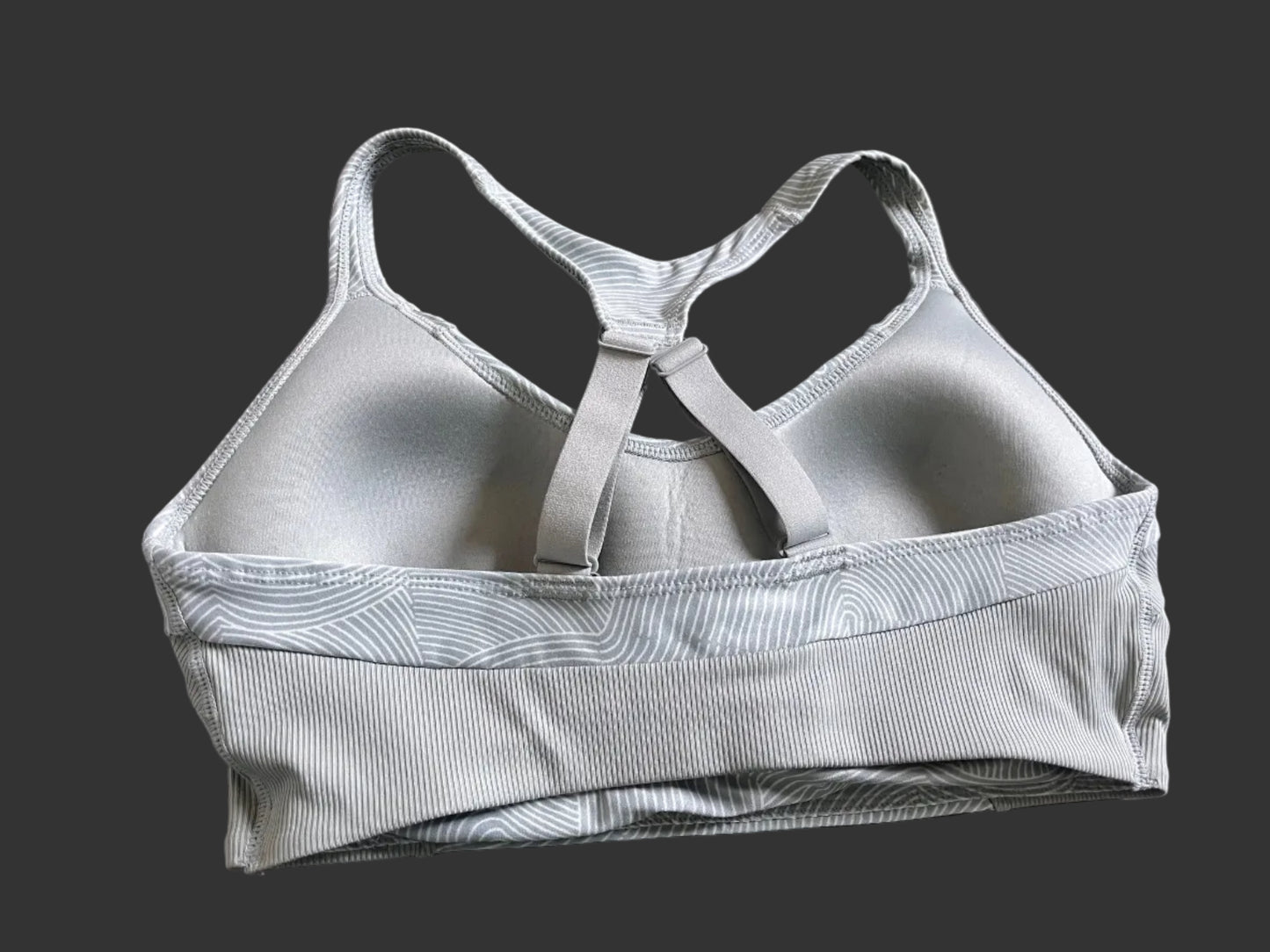 Avia Printed Sports Bra – Two-Tone Green Large