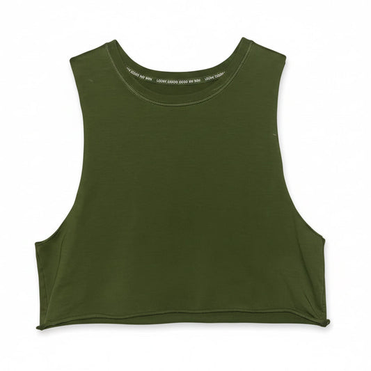 "Sweat Looks Good On You" Crop Tank