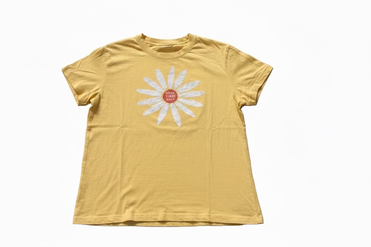 "Good Vibes Only" Daisy Graphic Tee