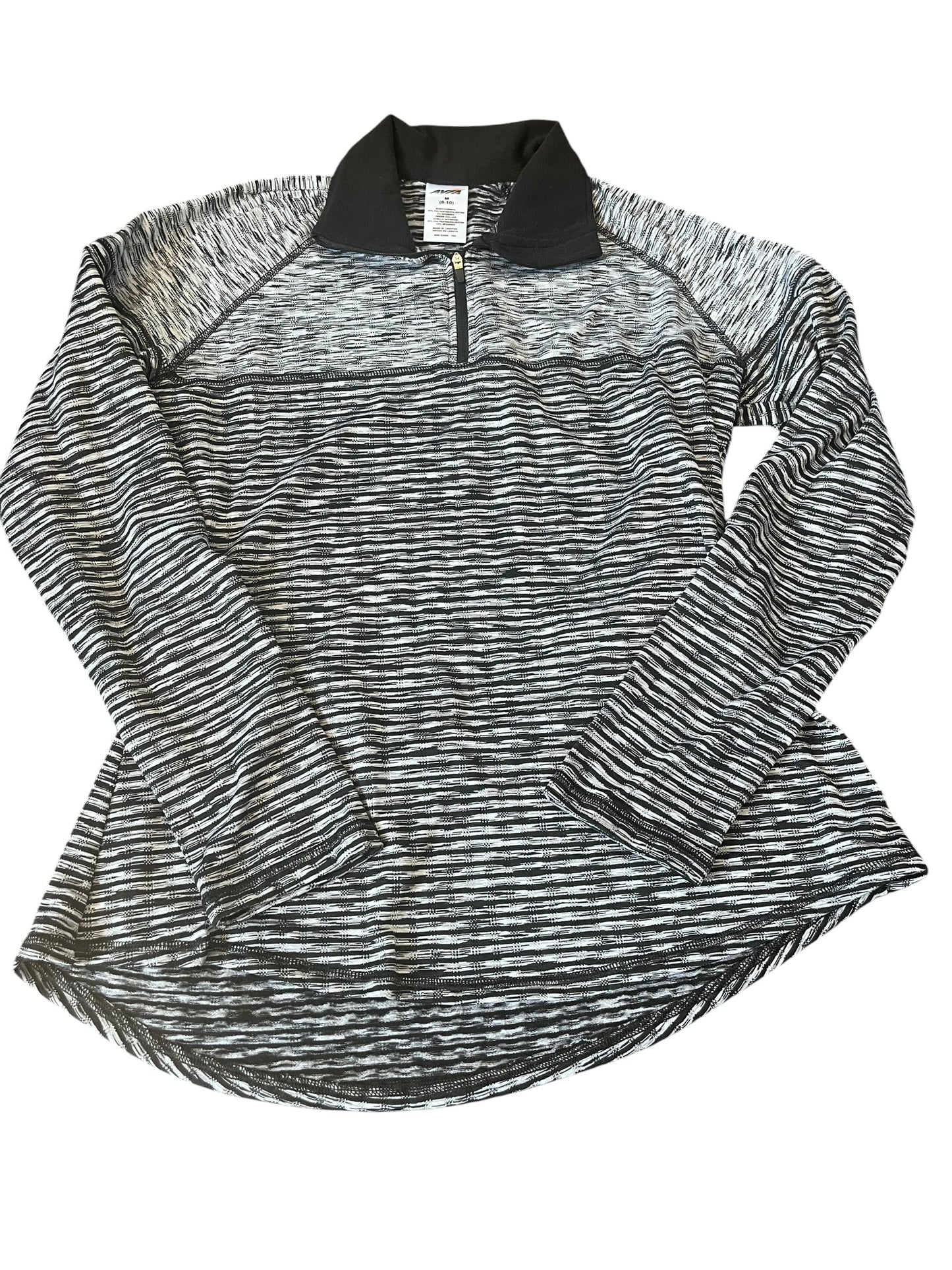 Avia Space-Dye Quarter-Zip Pullover – Size Medium