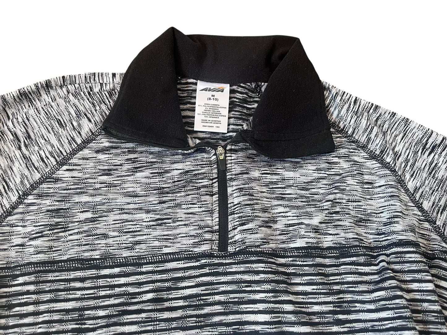 Avia Space-Dye Quarter-Zip Pullover – Size Medium