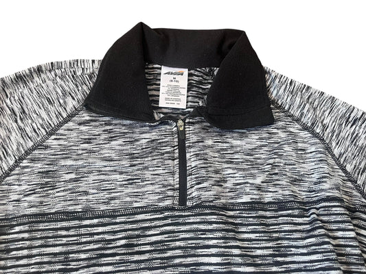 Avia Space-Dye Quarter-Zip Pullover – Size Medium
