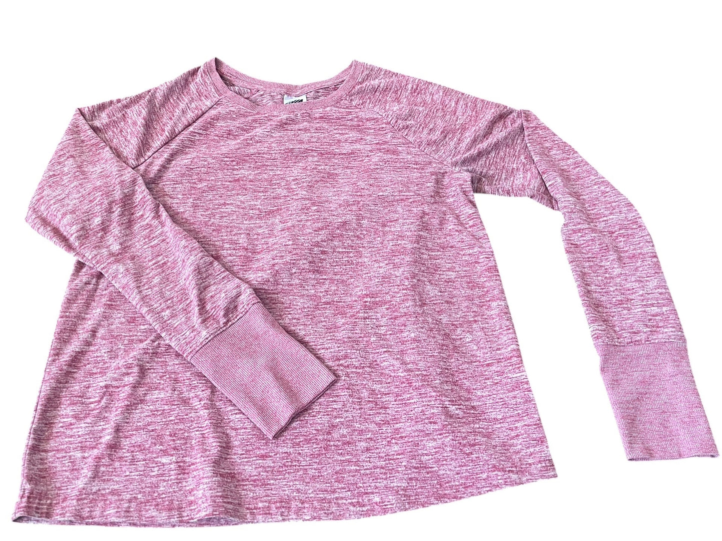 Avia Heathered Long-Sleeve Top – Size Small