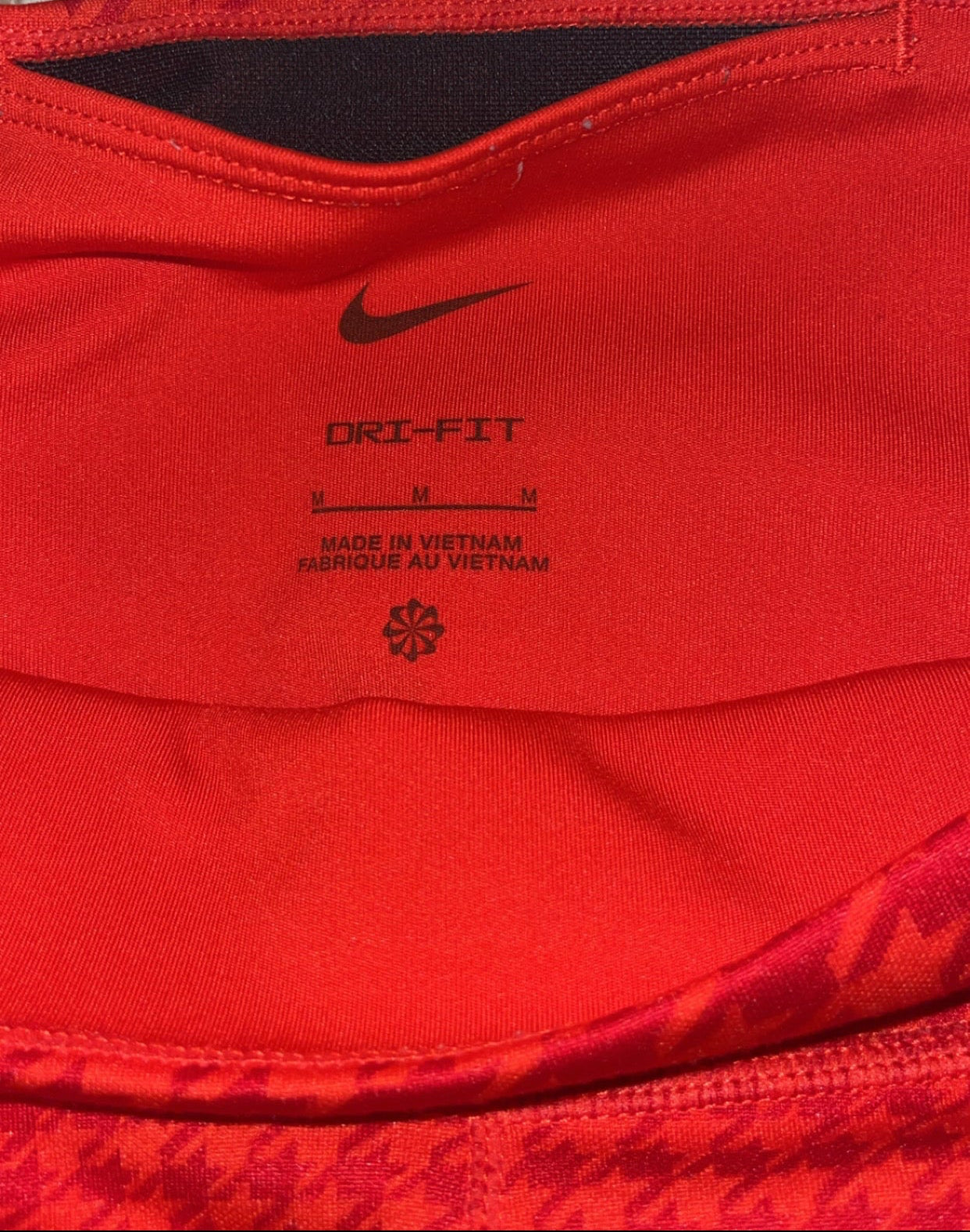 Nike Dri-FIT label inside waistband size medium