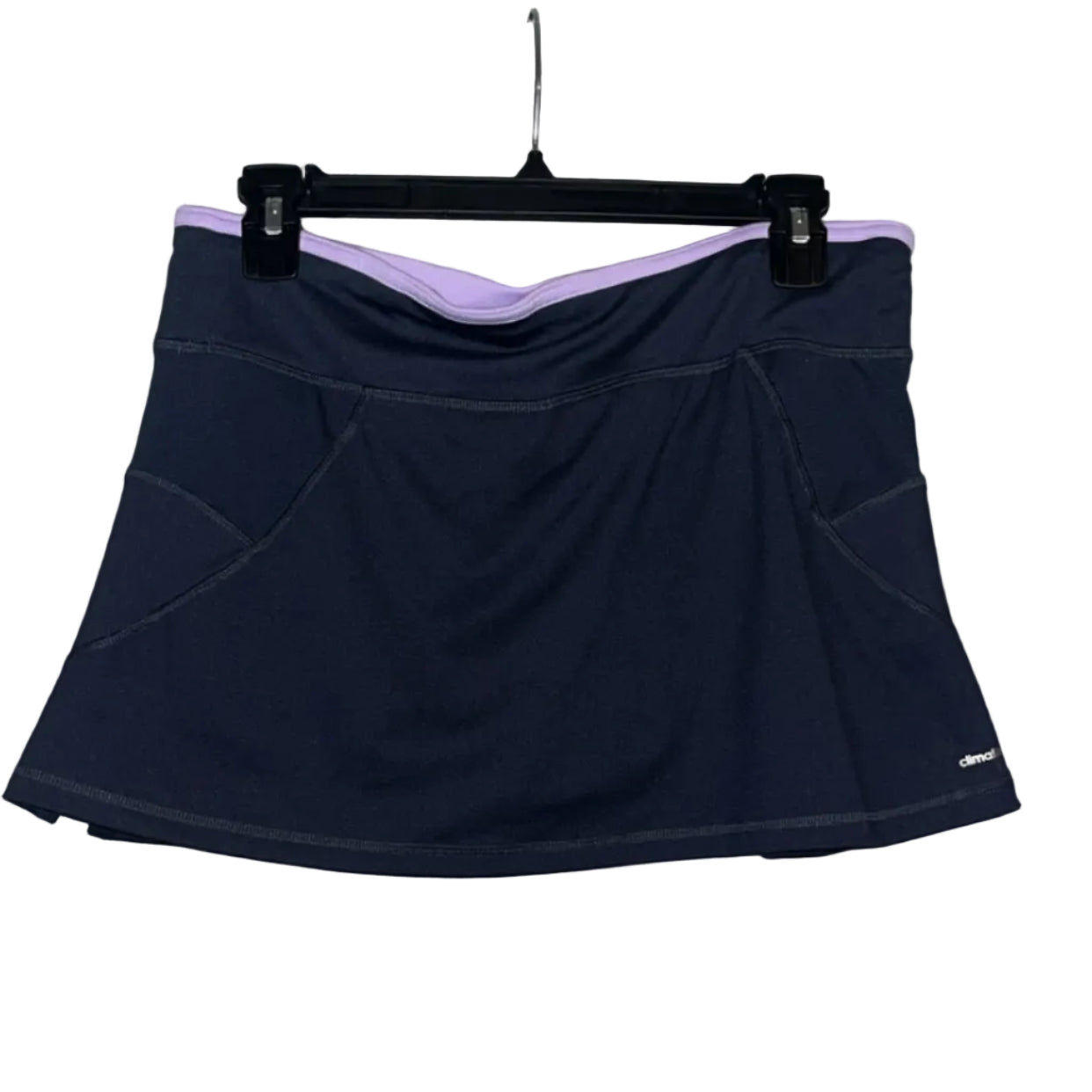 Adidas Climalite navy lavender skort back view