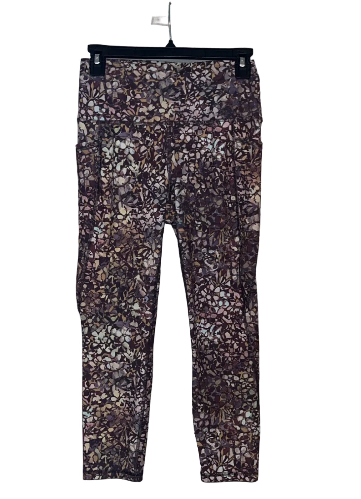 RBX floral capri leggings front view