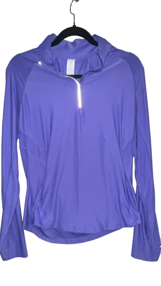 ASICS Running Pullover – Purple, Size Large