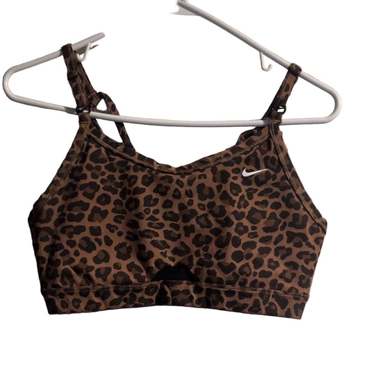 Nike Leopard Print Sports Bra – Size Large