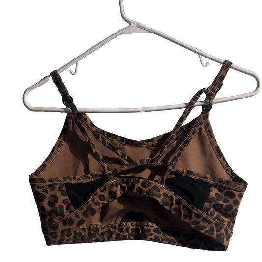 Nike Leopard Print Sports Bra – Size Large