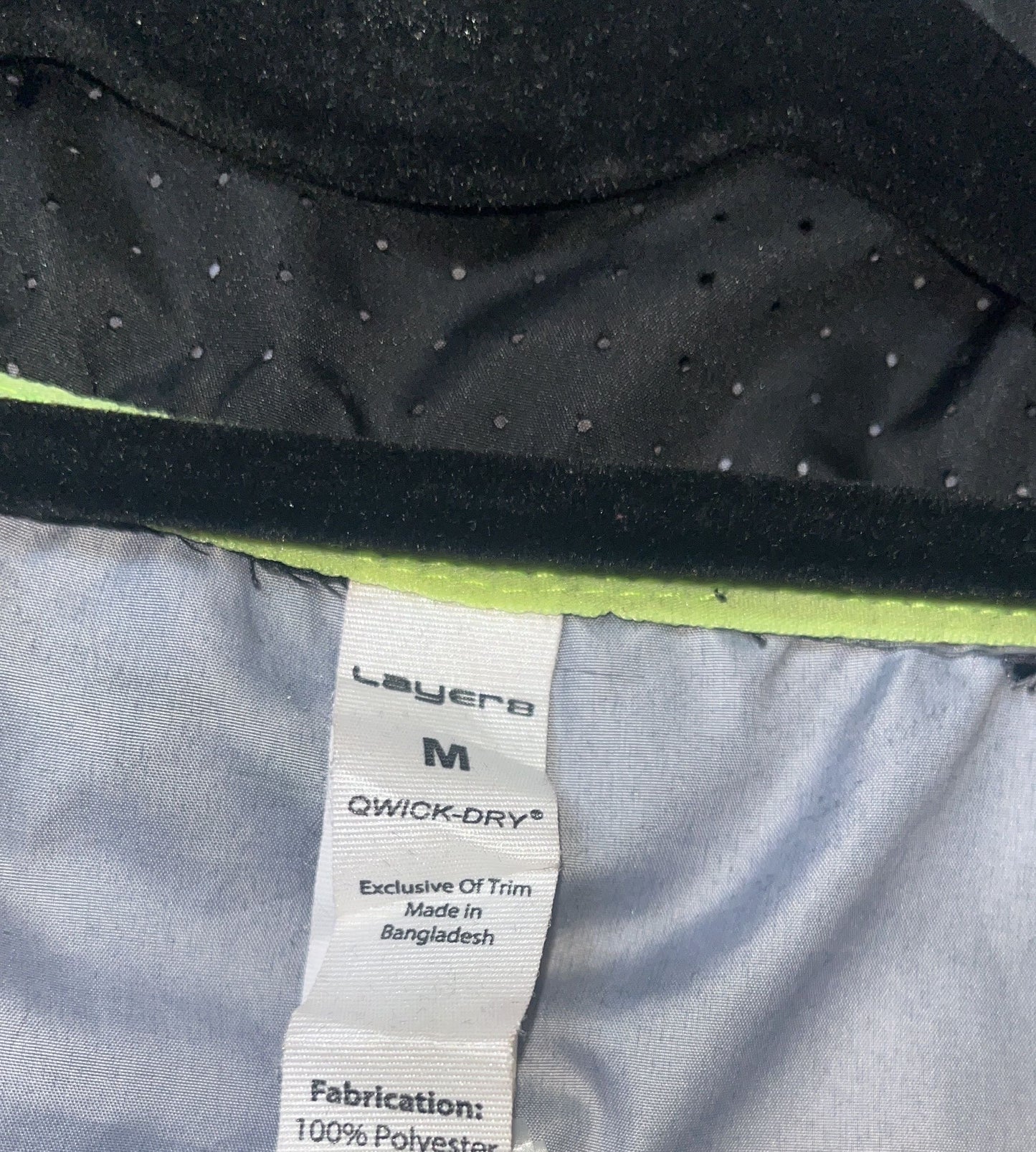Layer 8 Rain Jacket - Tag Detail