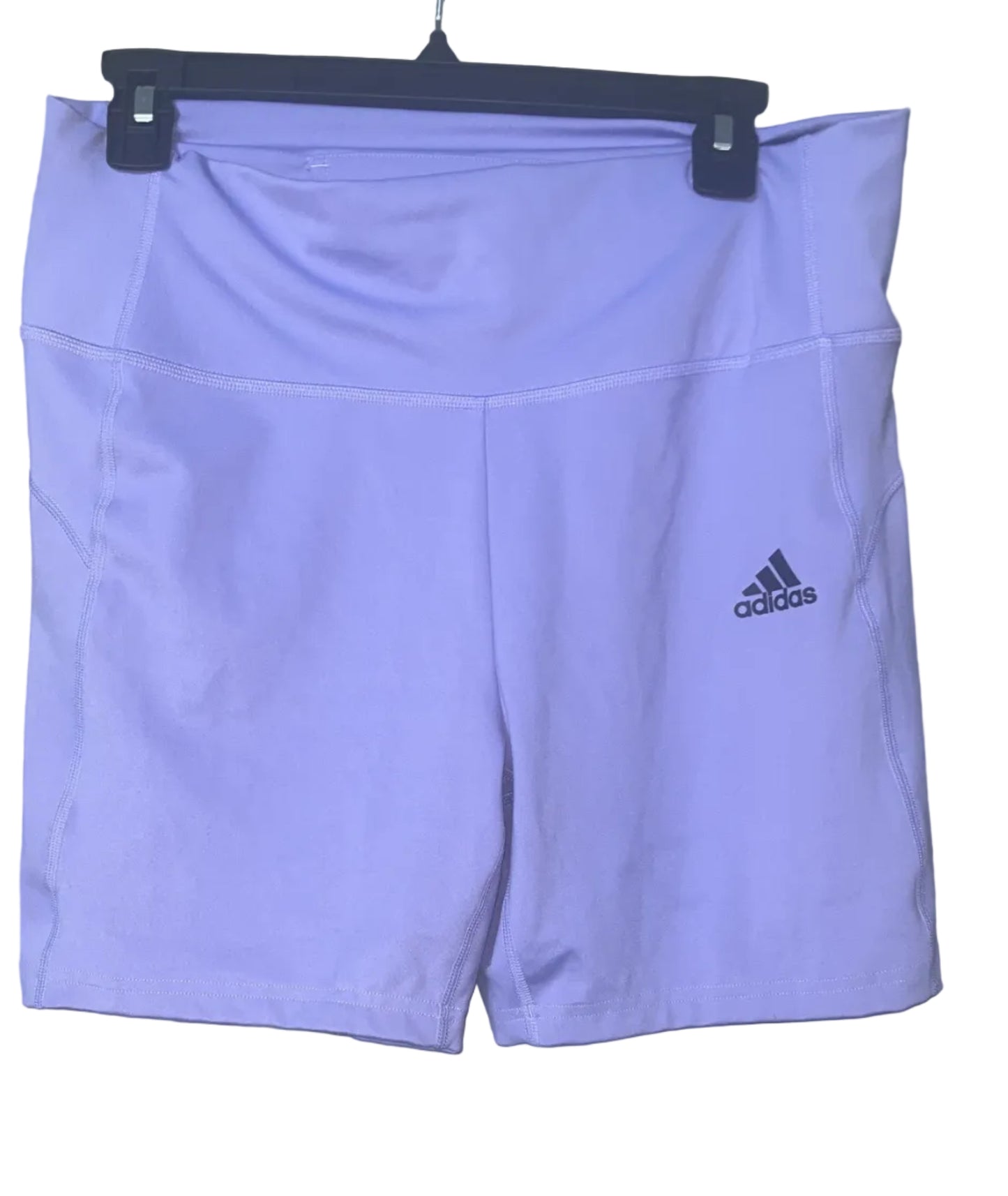 Adidas Bike Shorts Lavender - Front View