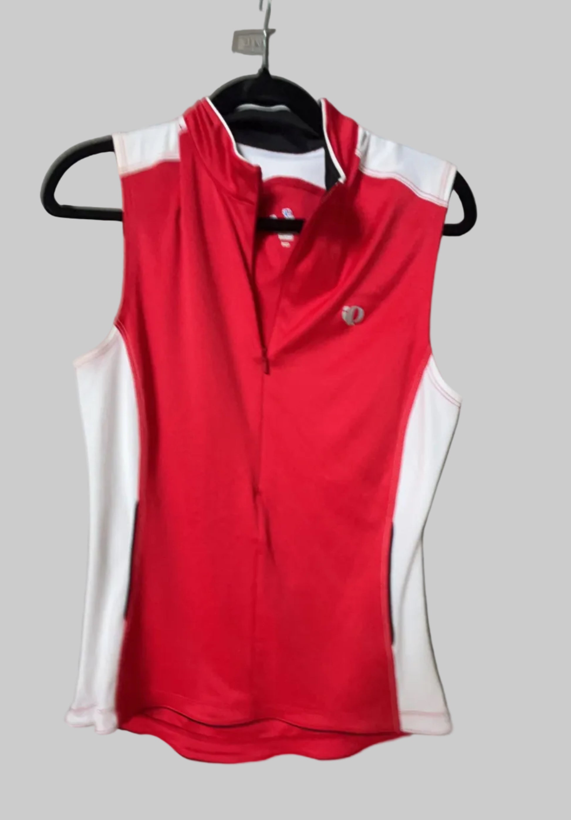 Pearl Izumi Cycling Jersey Red White - Front View