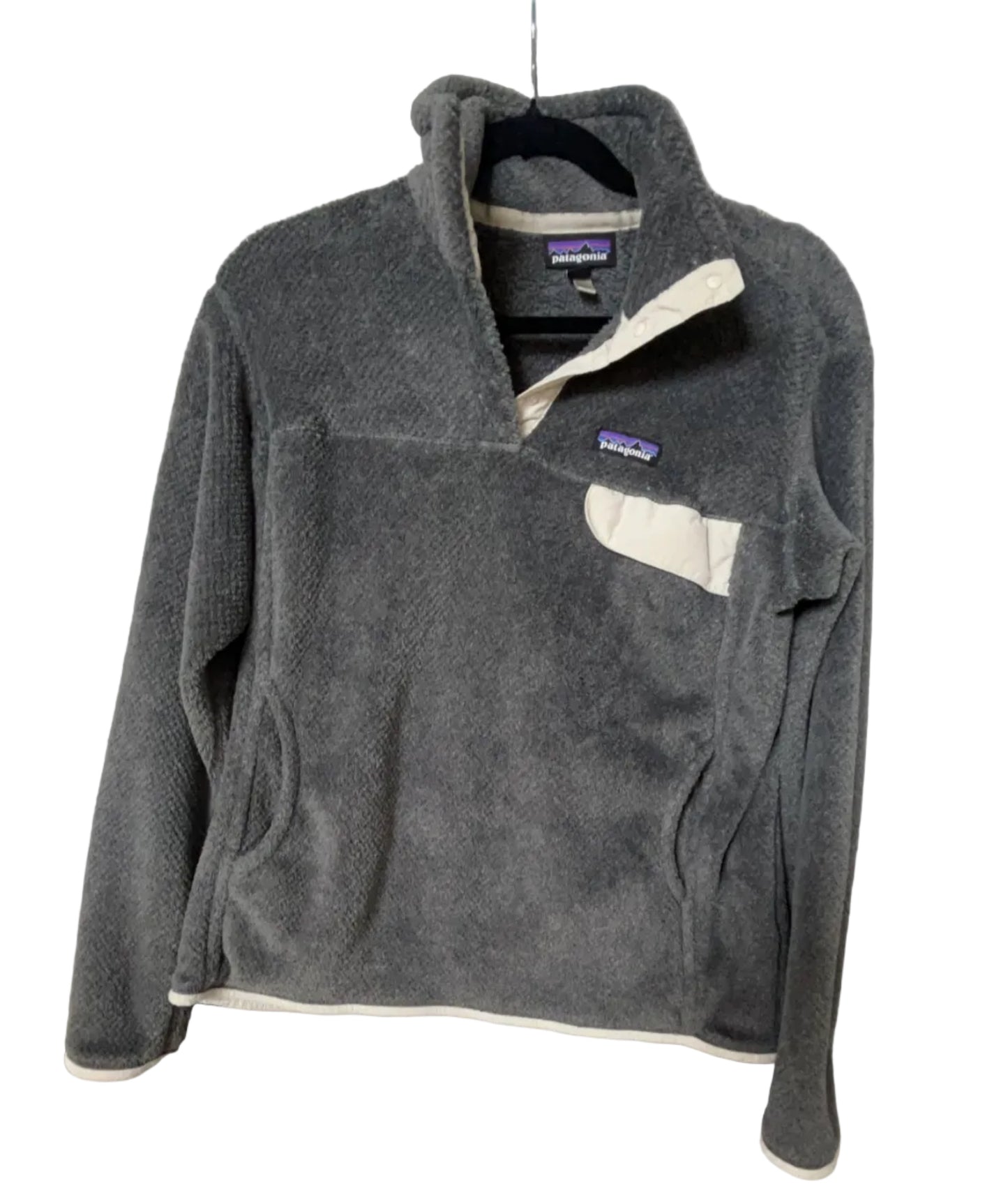 Patagonia Re-Tool Snap-T Fleece Pullover Grey - Front View