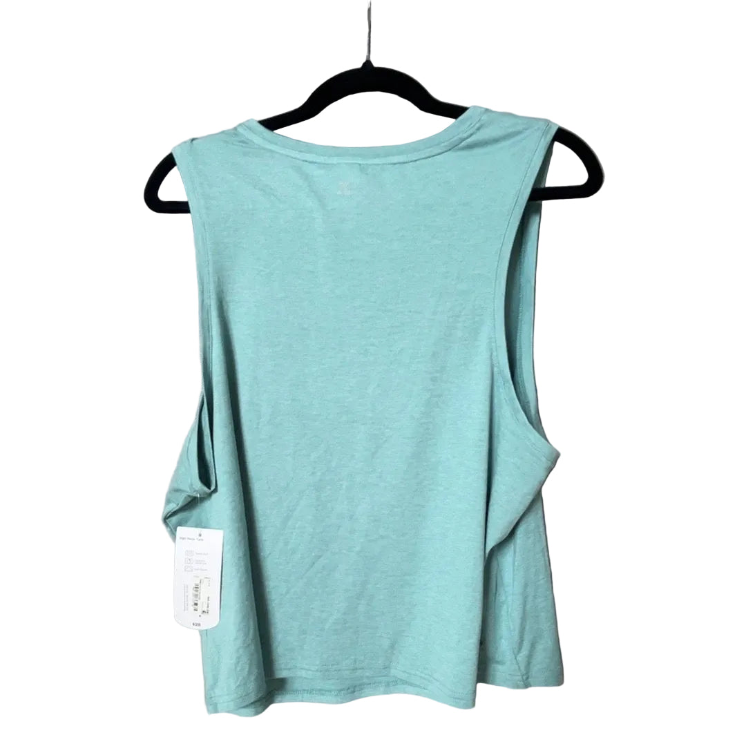 Xersion Muscle Tank Mint Green - Back View