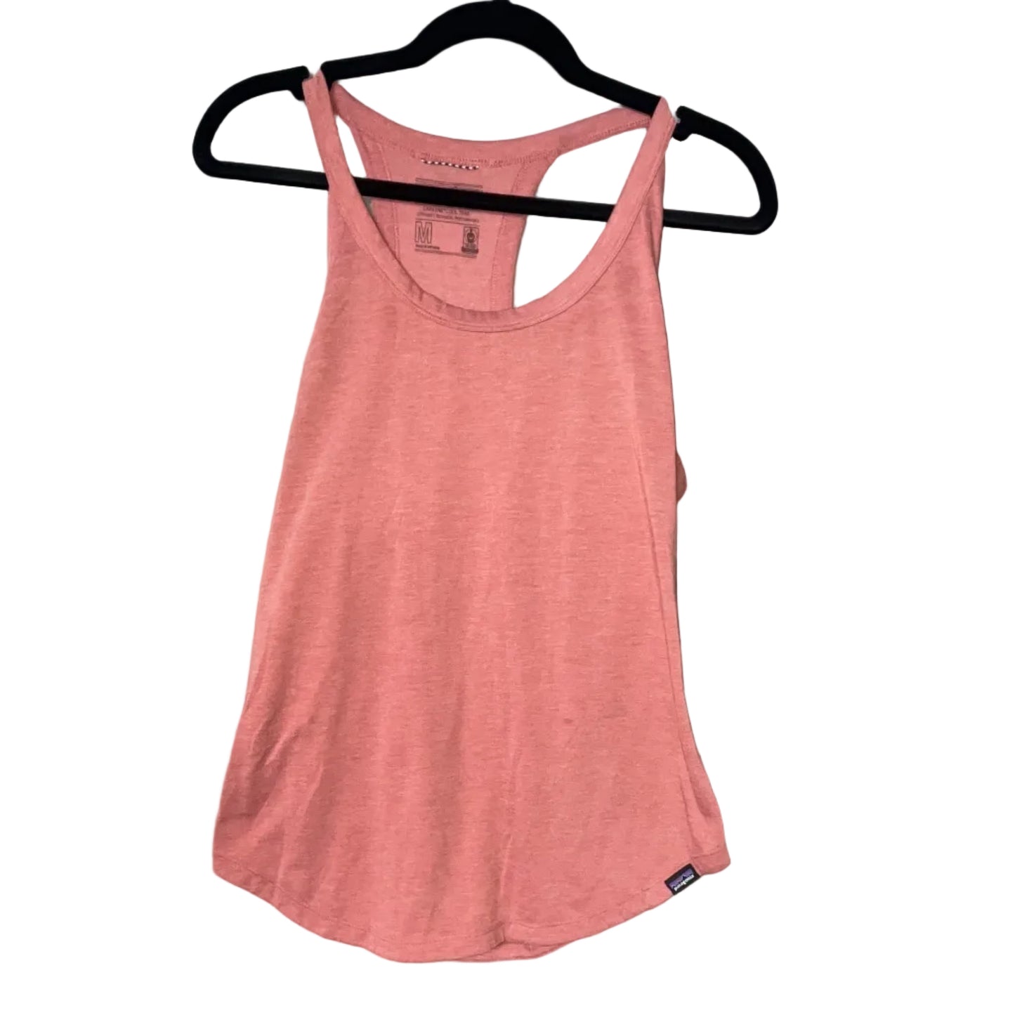 Patagonia Racerback Tank Top Salmon Pink - Front View