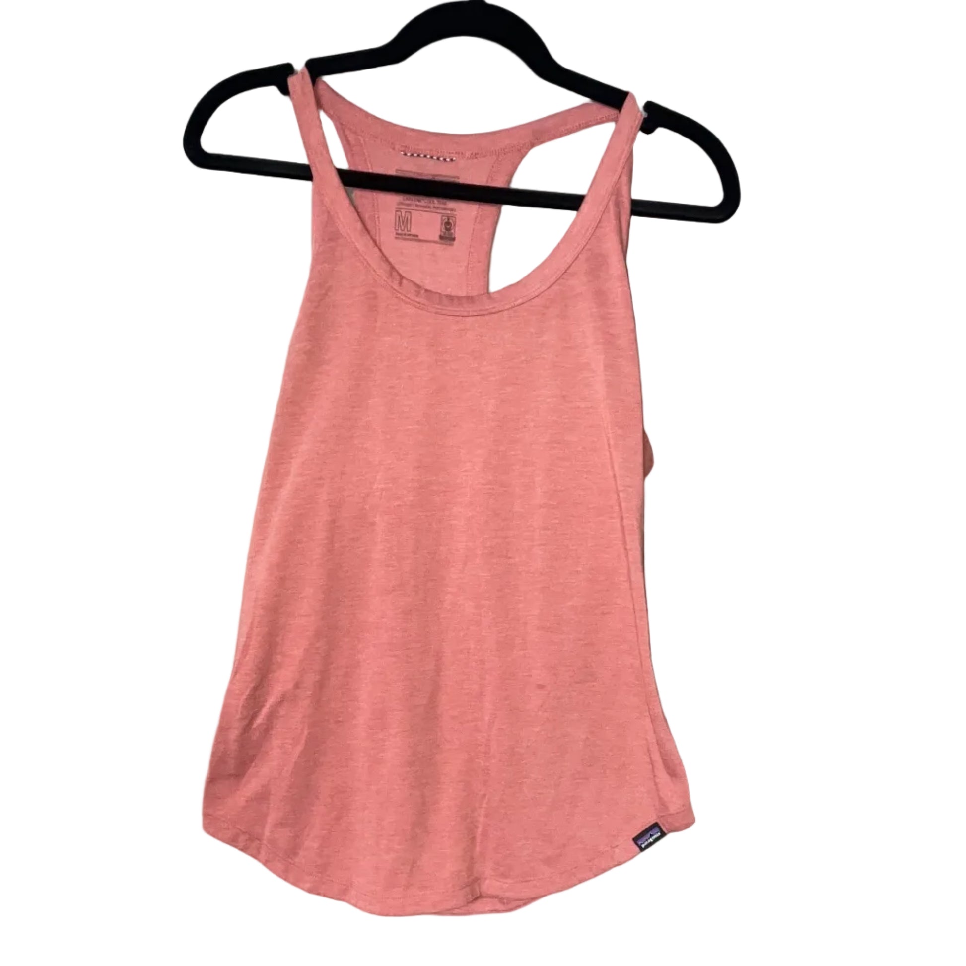 Patagonia Racerback Tank Top Salmon Pink - Front View