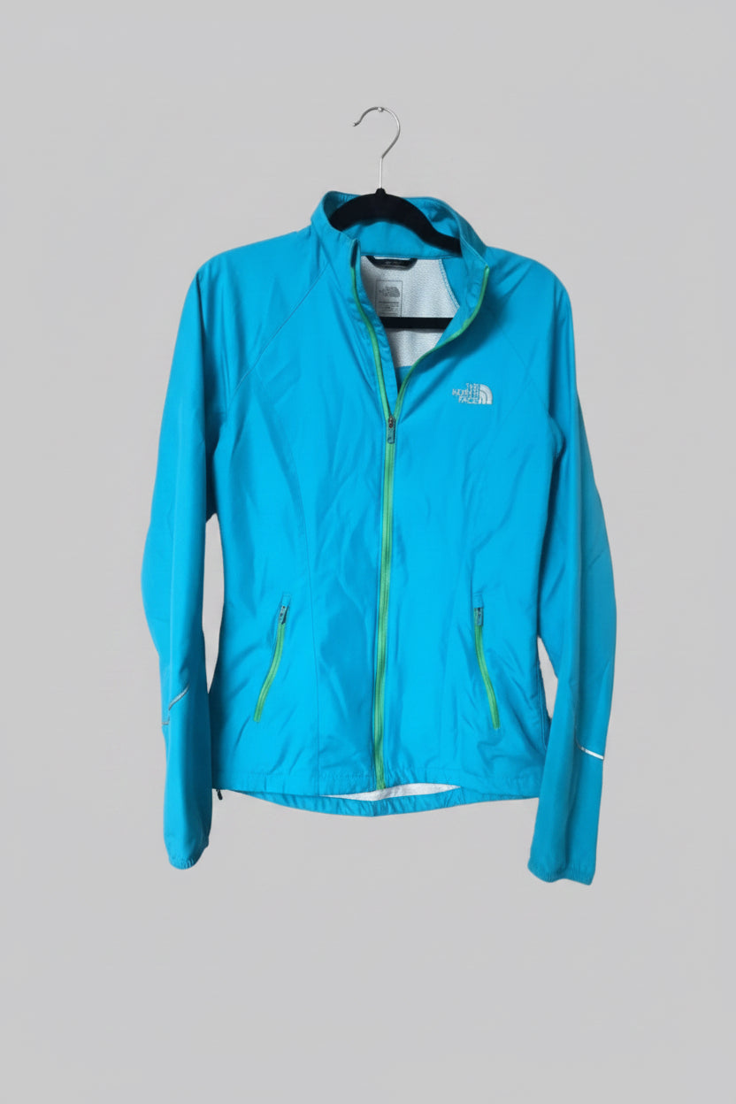 The North Face Running Jacket Aqua - Front View