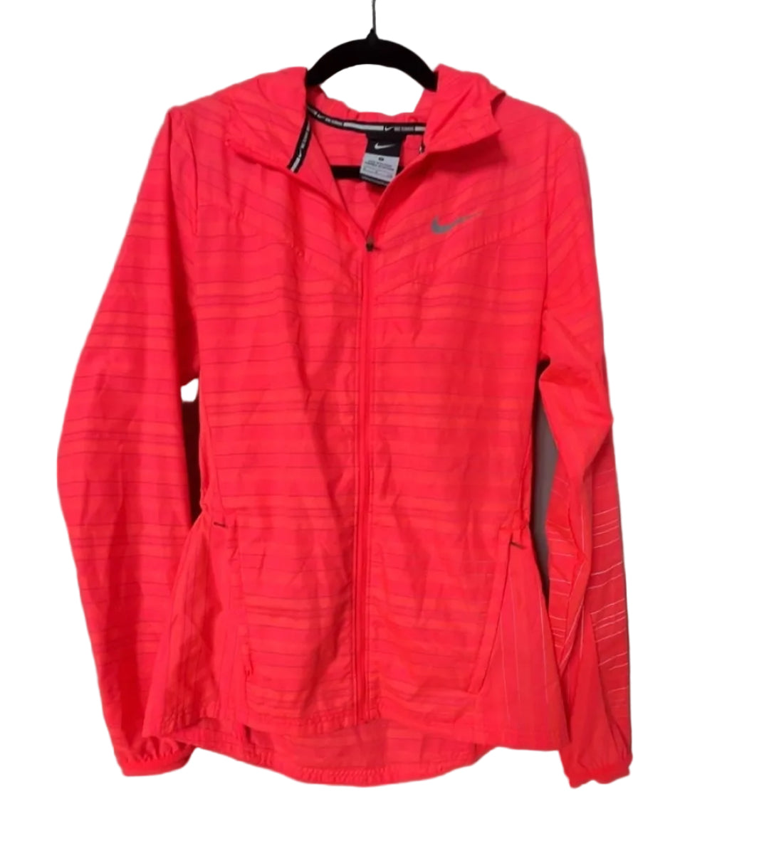 Nike Hooded Running Jacket Coral - Front View