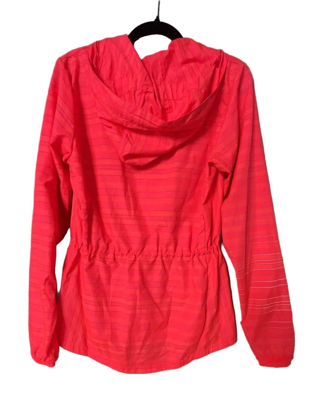 Nike Hooded Running Jacket Coral - Back View