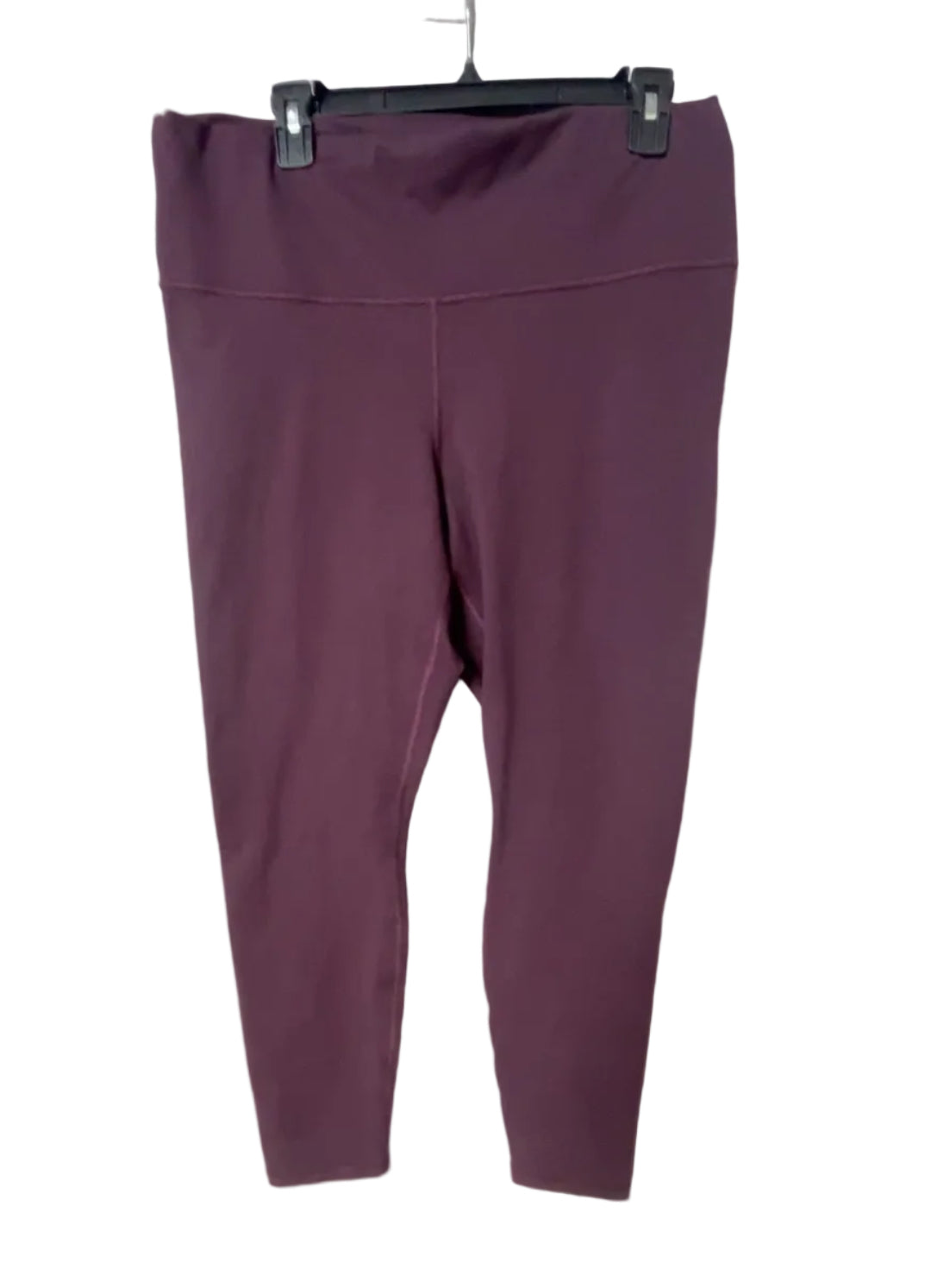 Fabletics PowerHold Leggings Burgundy - Front View