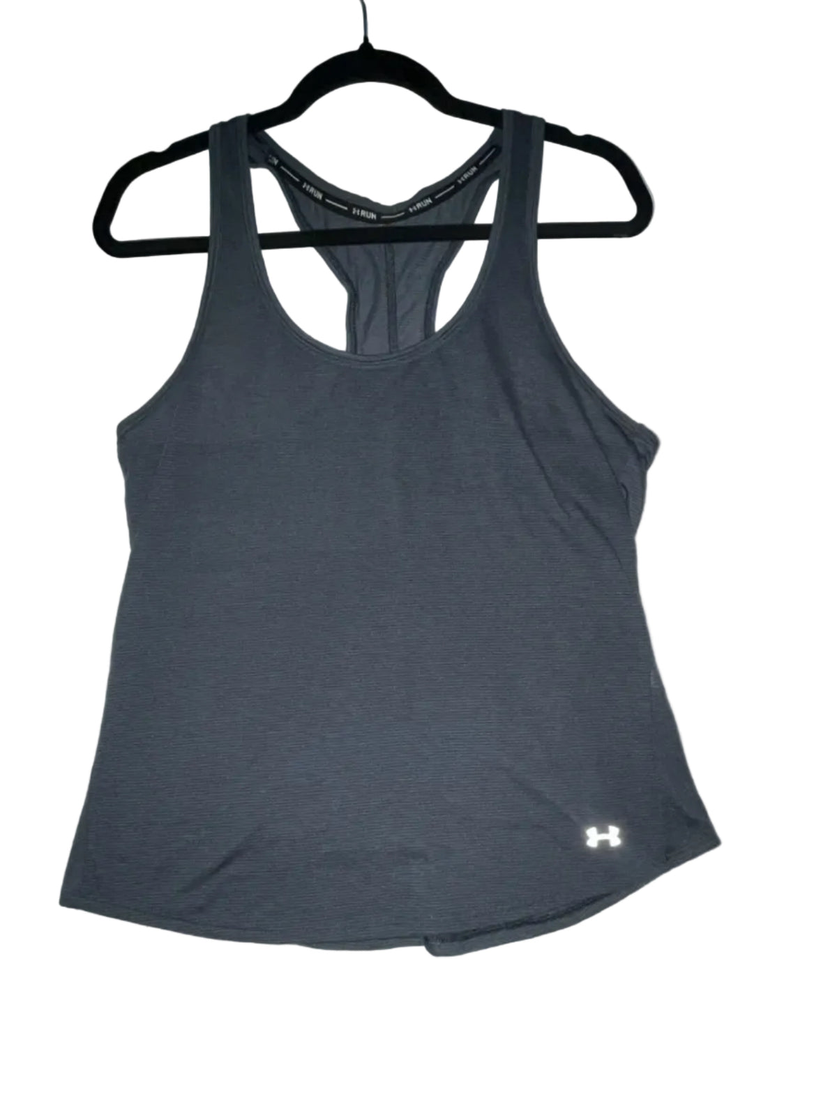 Under Armour UA Run Racerback Tank Top - Grey - Back