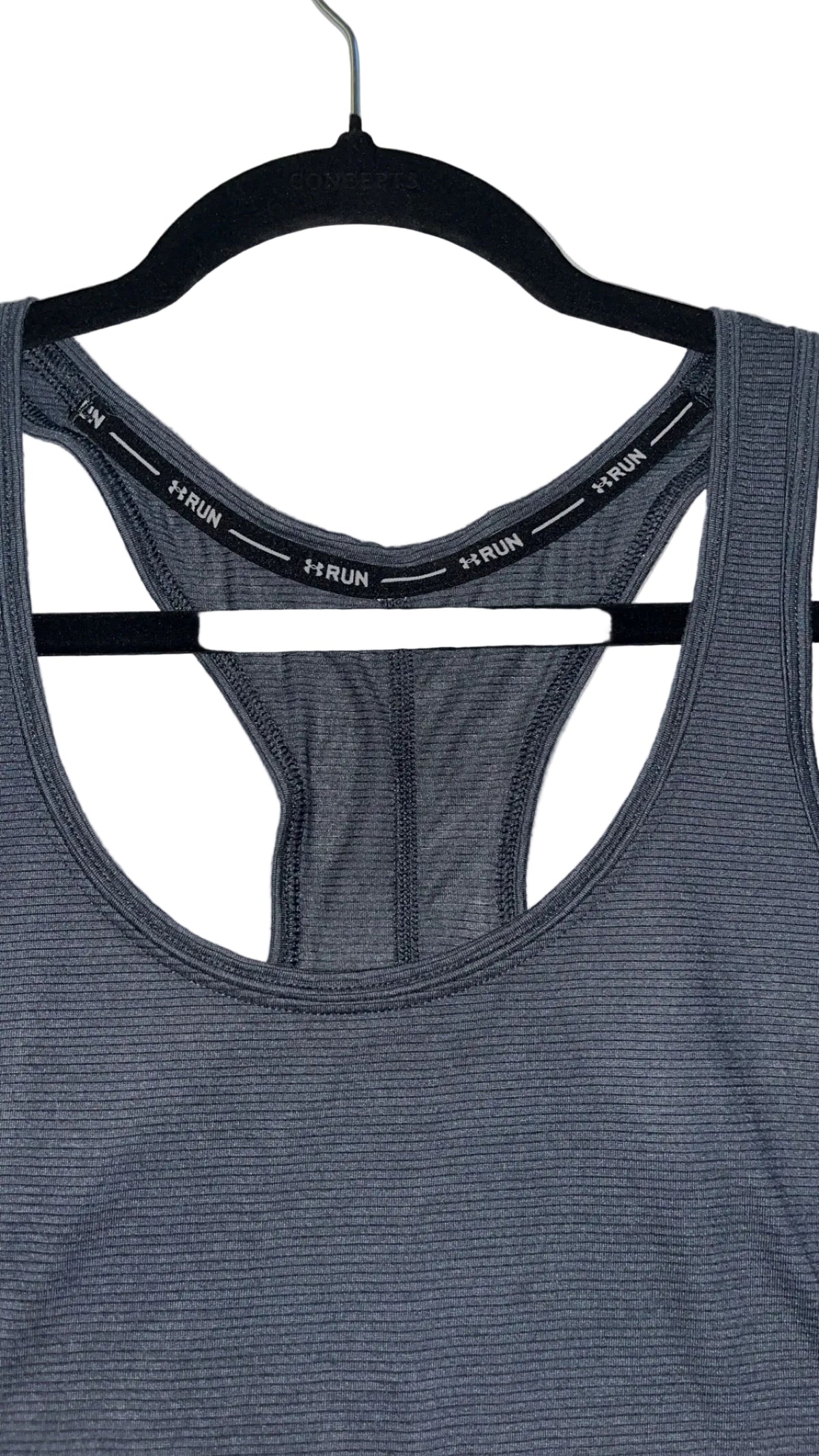Under Armour UA Run Racerback Tank Top - Grey - Front