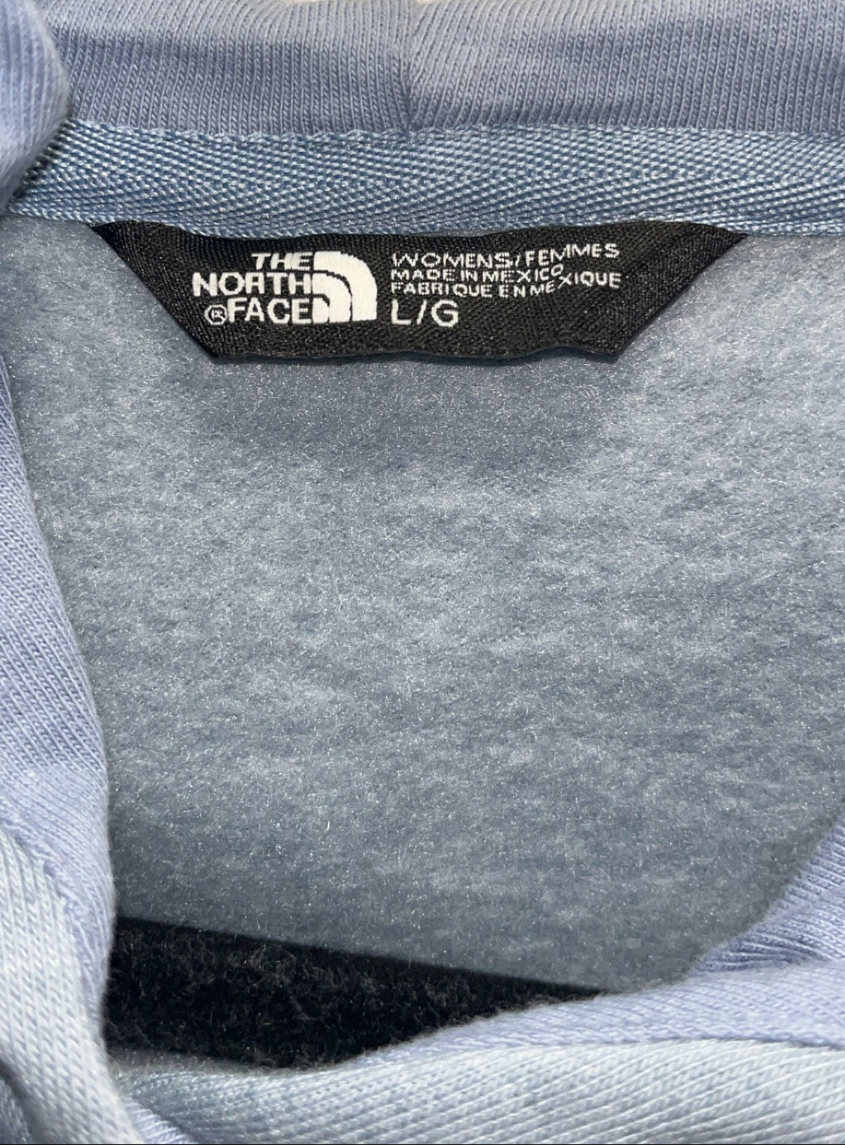 The North Face Graphic Hoodie - Blue Grey - Front
