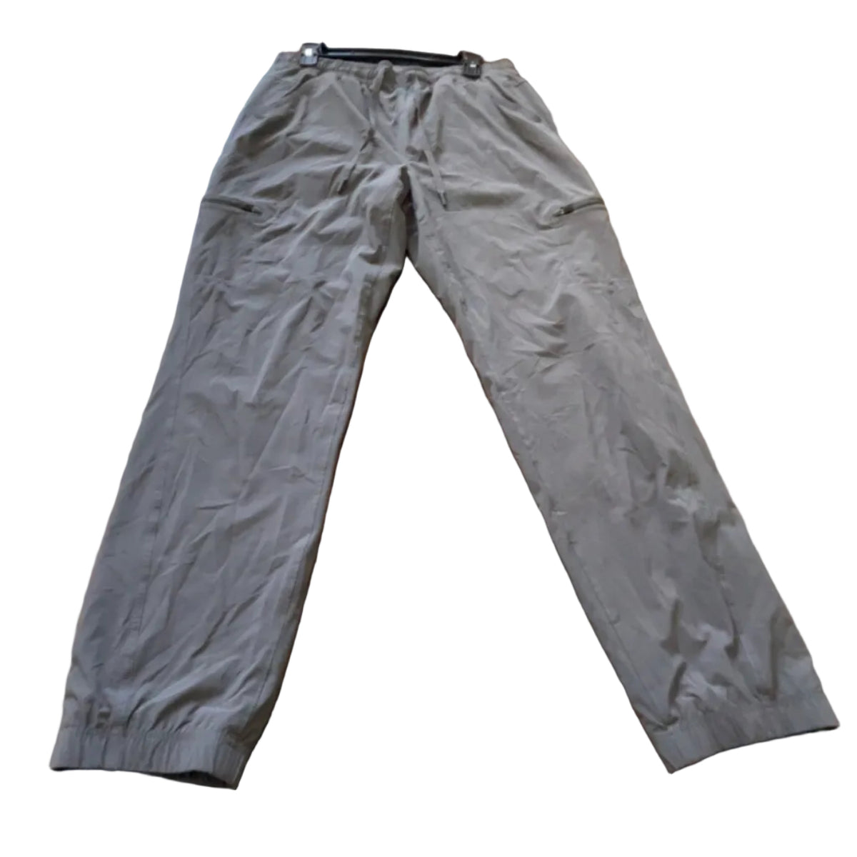 Eddie Bauer women's size 10 label on grey hiking cargo pants