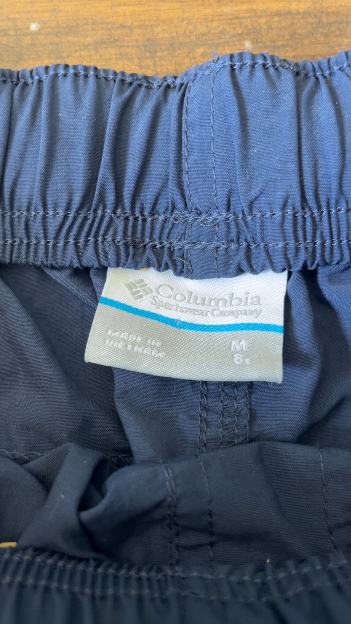 Columbia men's medium size label