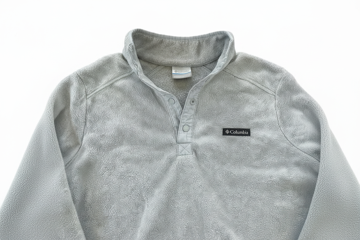 Columbia Benton Springs Snap-Neck Fleece Pullover – Size Large