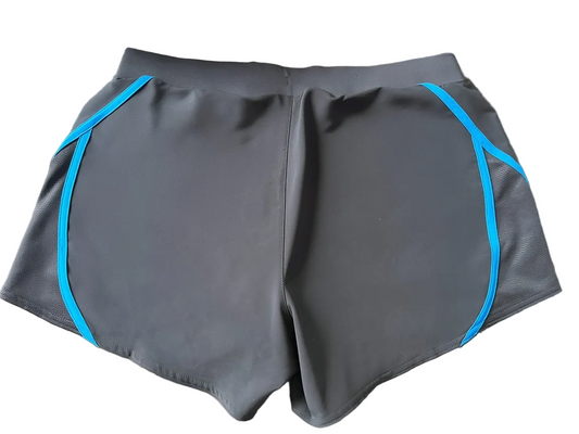 Under Armour HeatGear Loose Shorts – Black/Teal – Size M
