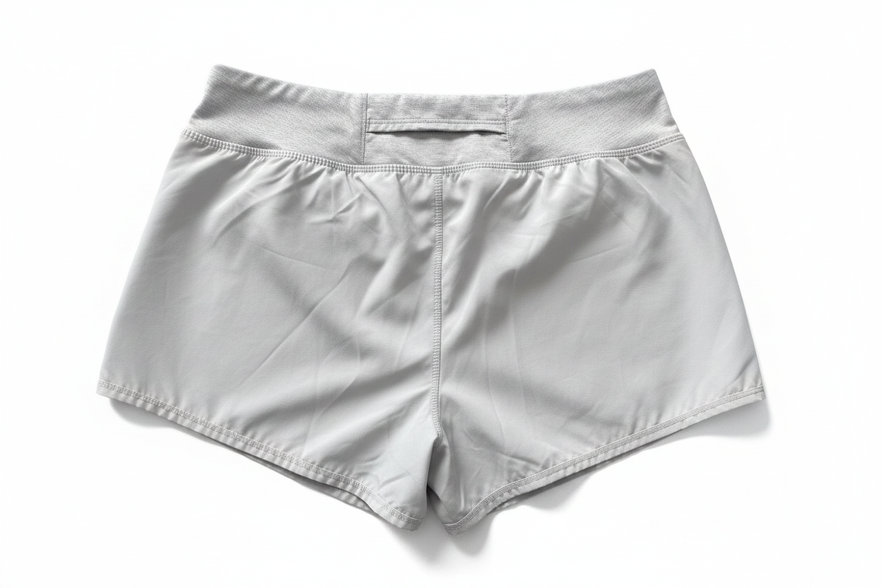 Reebok Tee & Shorts Set – White/Light Grey – Size M