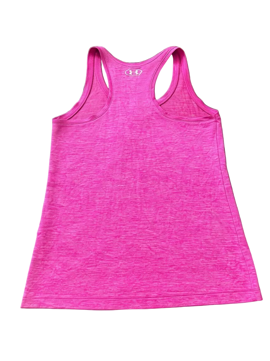 Under Armour HeatGear Loose Racerback Tank – Hot Pink – Size XS