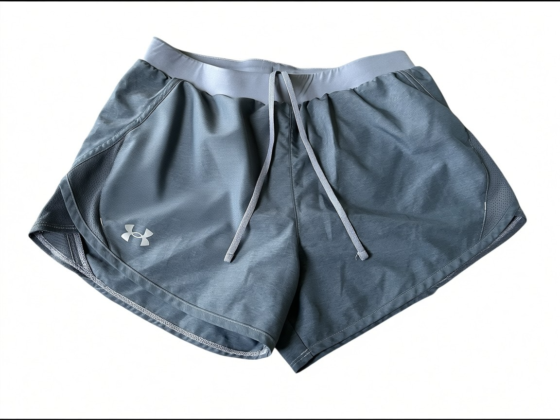 Under Armour Loose HeatGear Running Shorts – Slate Grey – Size S