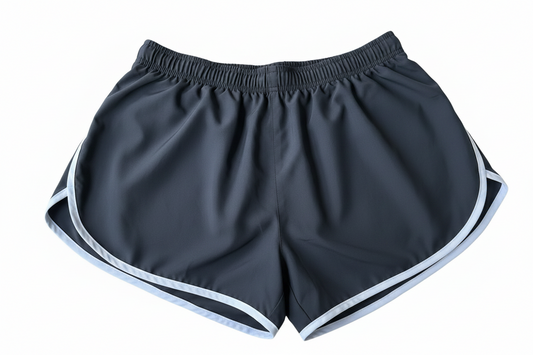 Nike Dri-FIT Running Shorts – Dark Grey/White Trim – Size M