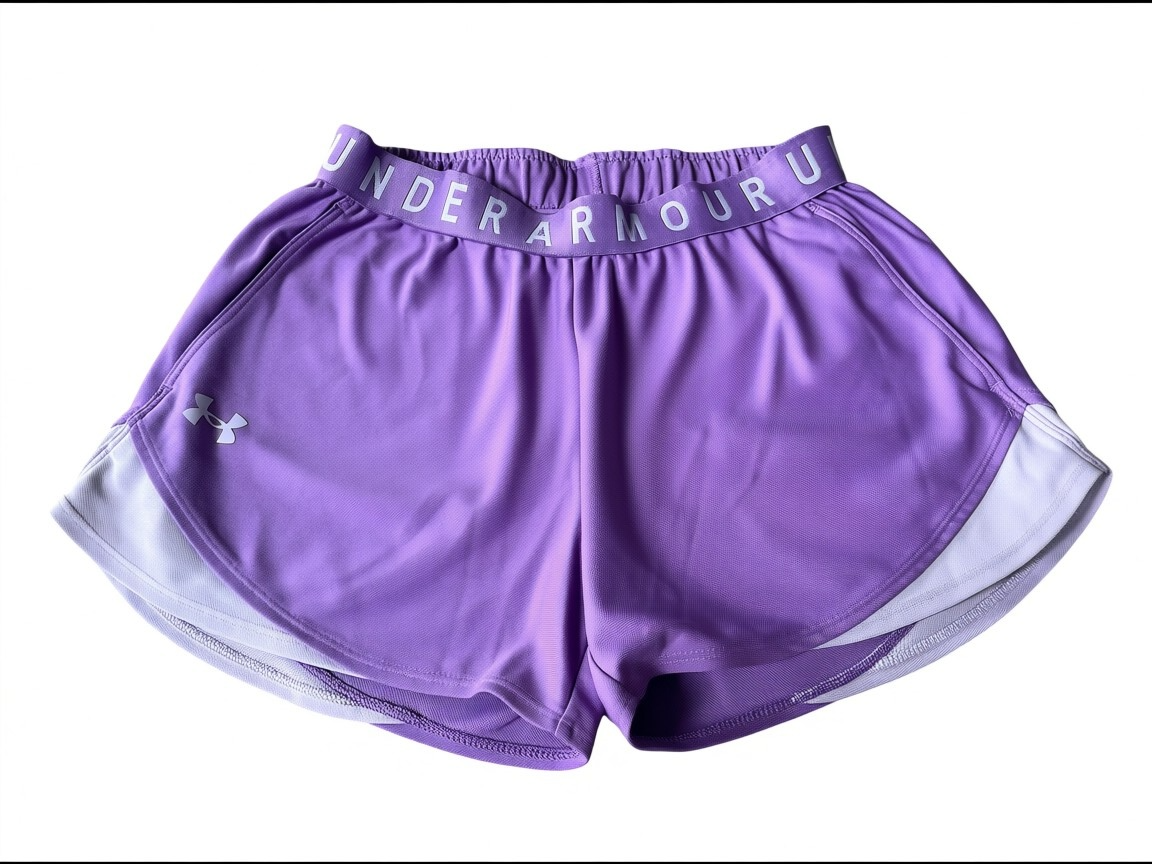 Under Armour Play Up Running Shorts – Purple/Lavender – Size XS