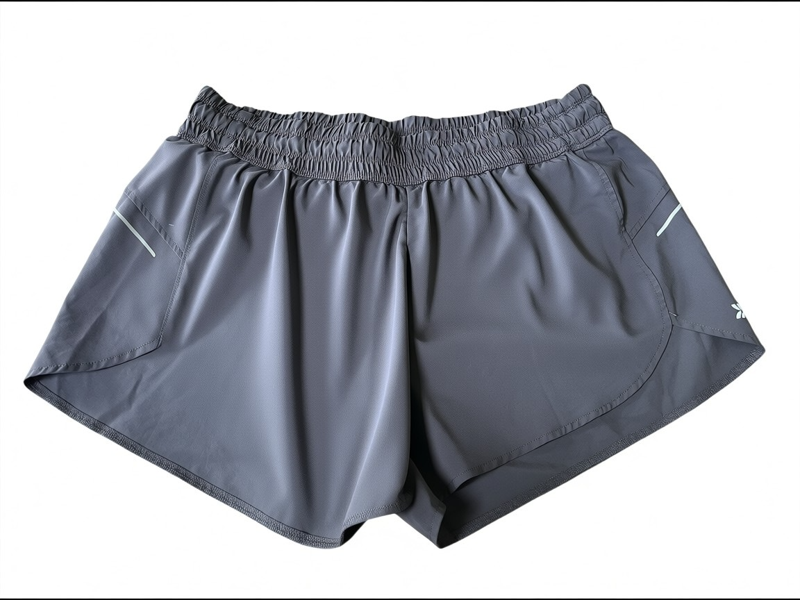 All In Motion Smocked Waist Running Shorts – Dark Grey – Size XL