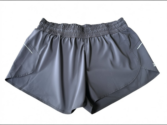 All In Motion Smocked Waist Running Shorts – Dark Grey – Size XL