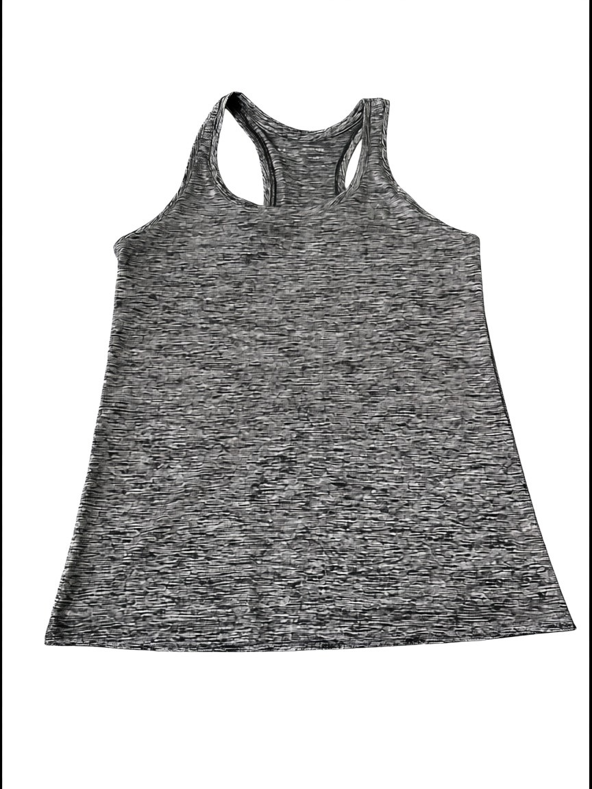 Under Armour Loose HeatGear Racerback Tank – Heathered Grey – Size XS