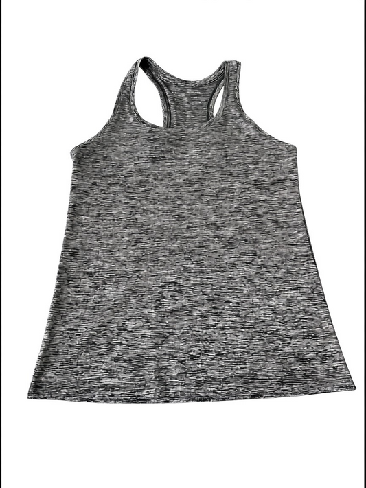 Under Armour Loose HeatGear Racerback Tank – Heathered Grey – Size XS