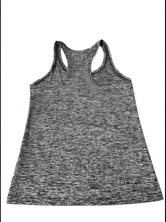 Under Armour Loose HeatGear Racerback Tank – Heathered Grey – Size XS